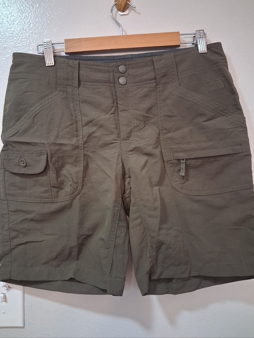 The North Face Olive Cargo Utility Shorts